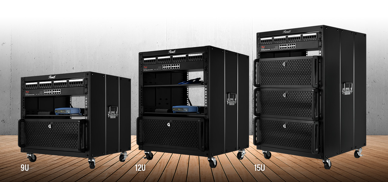 Rspr 12u001 12u Portable Server Rack 20 Deep Open Cabinet With